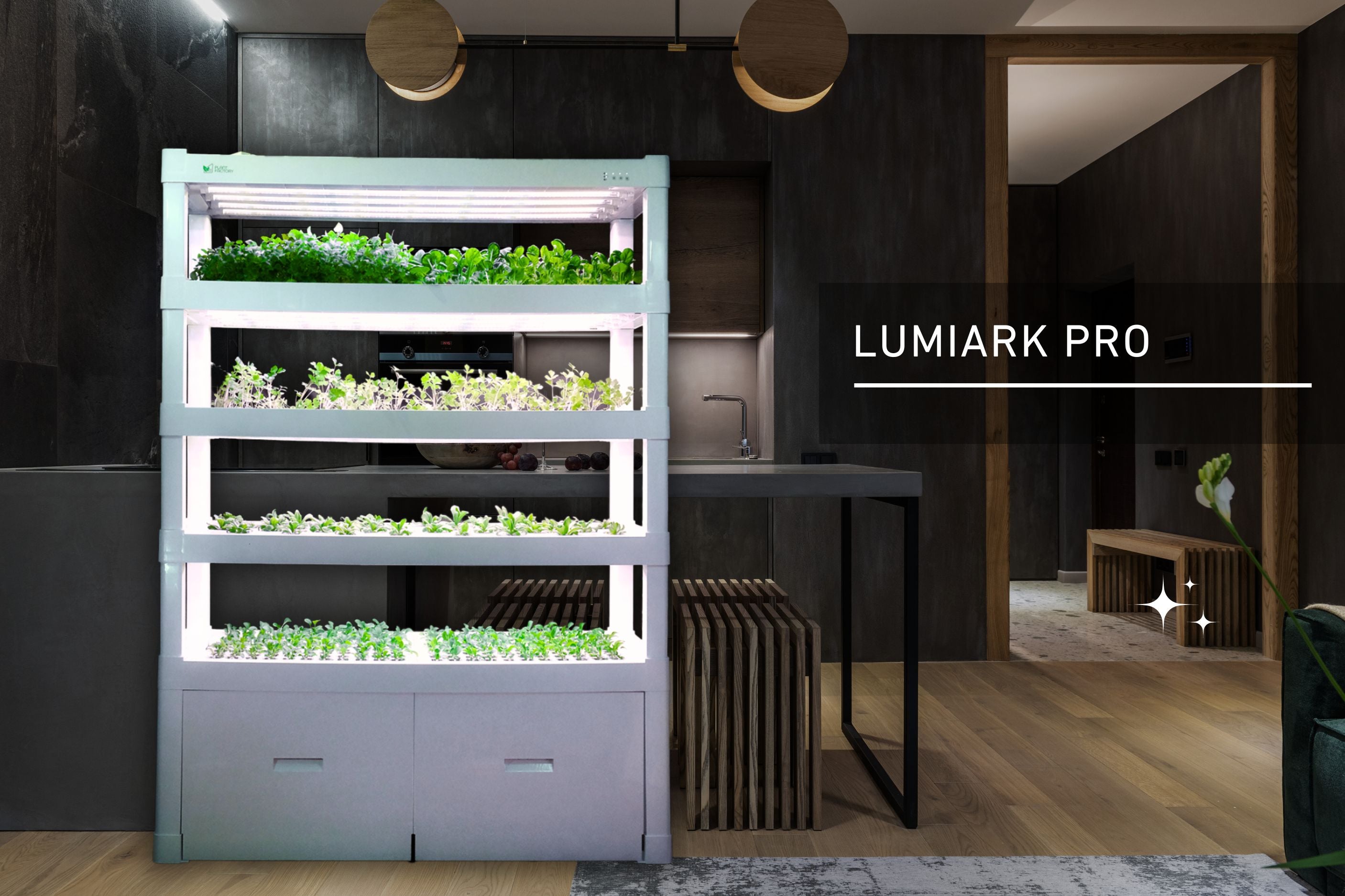 Indoor Hydroponic Garden Growing System - LumiArk Pro
