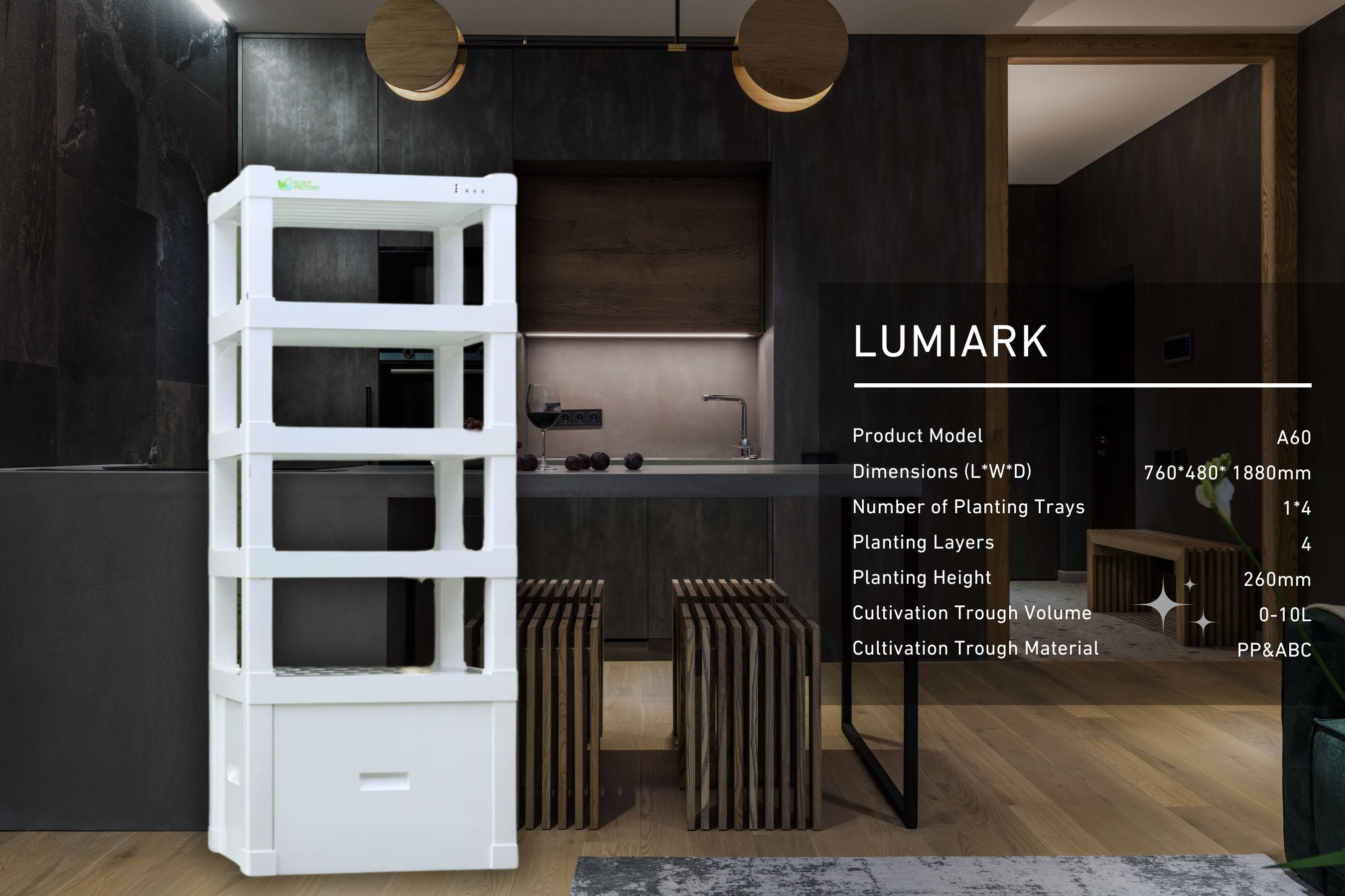 Indoor Hydroponic Garden Growing System - LumiArk