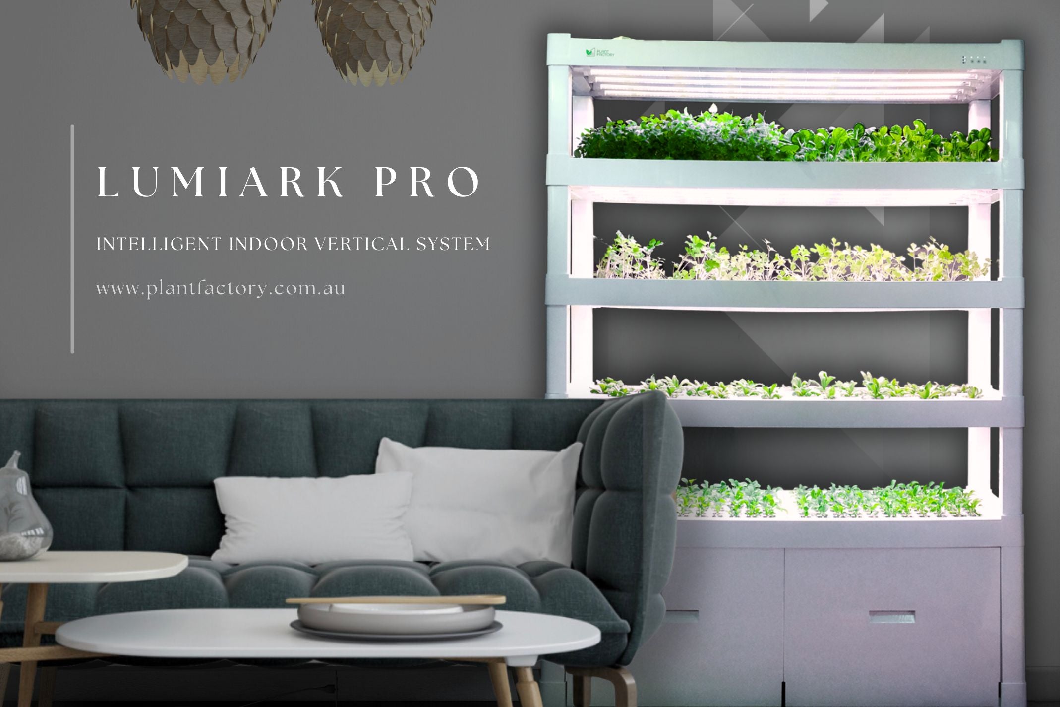 Indoor Hydroponic Garden Growing System - LumiArk Pro